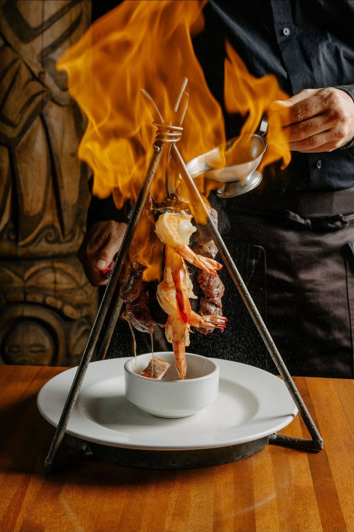 Potence flambée à la Sagamité